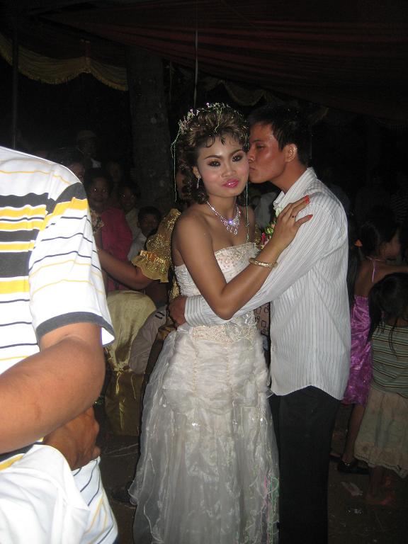 Dancing at post wedding party